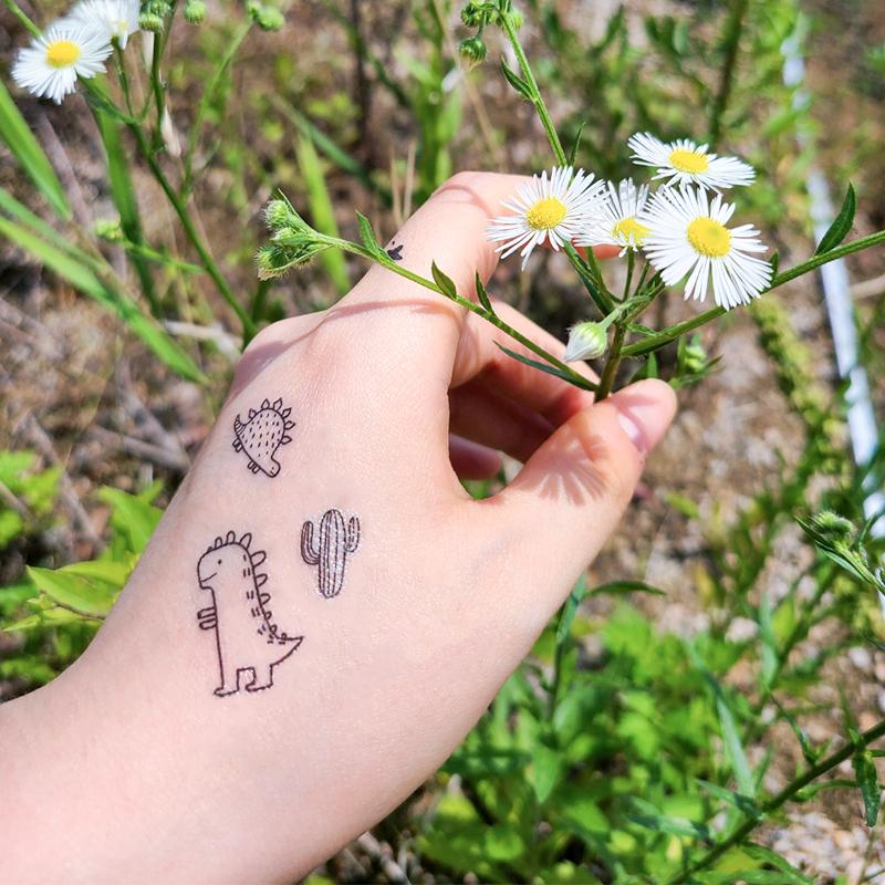 타투스티커 다이노&갤럭시