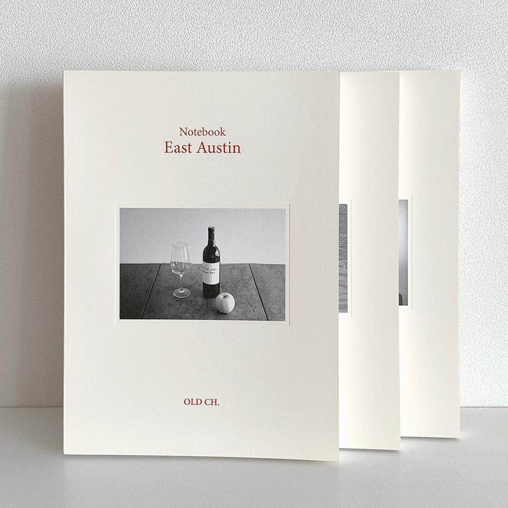 NOTEBOOK - East Austin (red) 올드채널 드로잉 무지 노트 레드