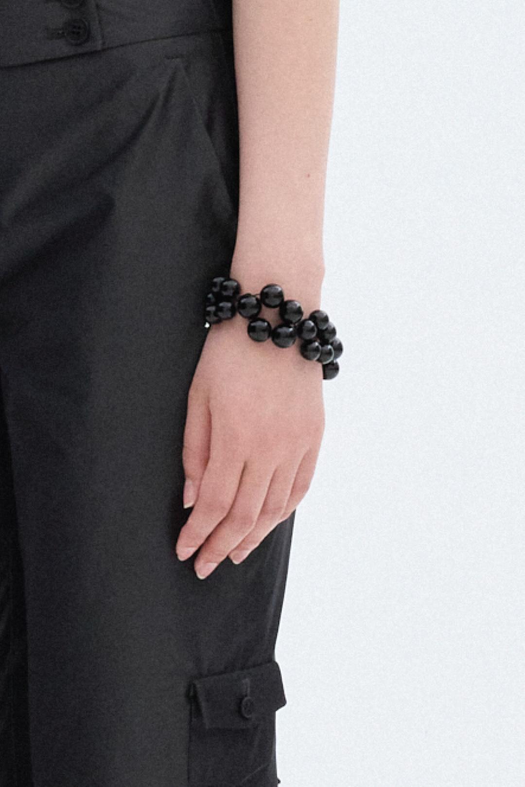 5 Ball Bracelet_Black