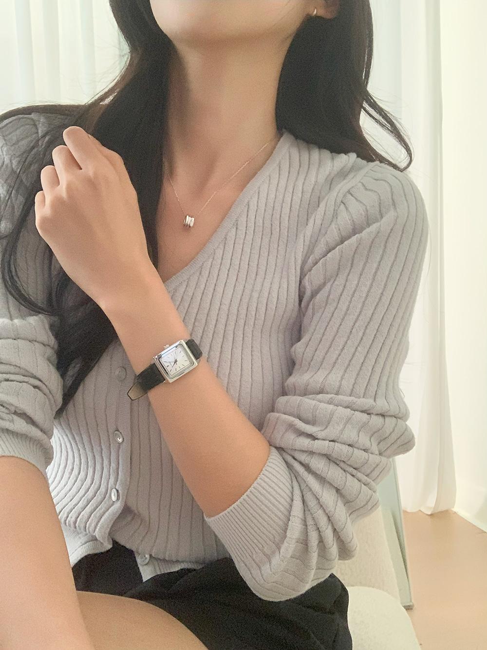 [바로배송] 엘스 골지 니트 가디건