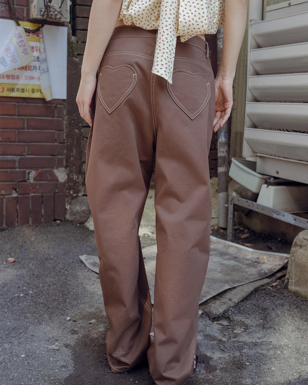 HEART POINT CURVE PANTS