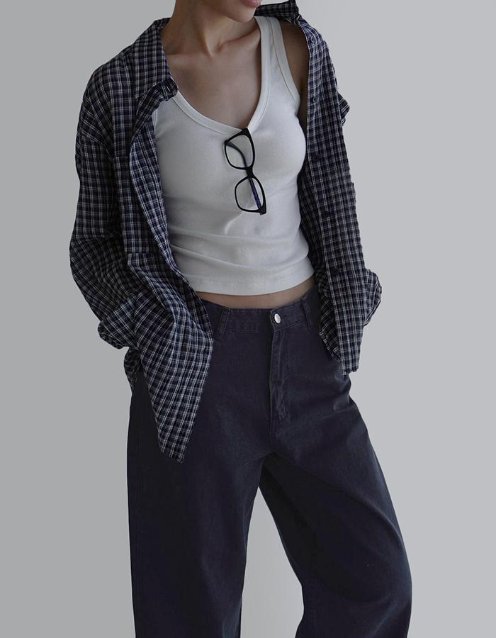 라룸 [by LAROOM] 아이비체크셔츠