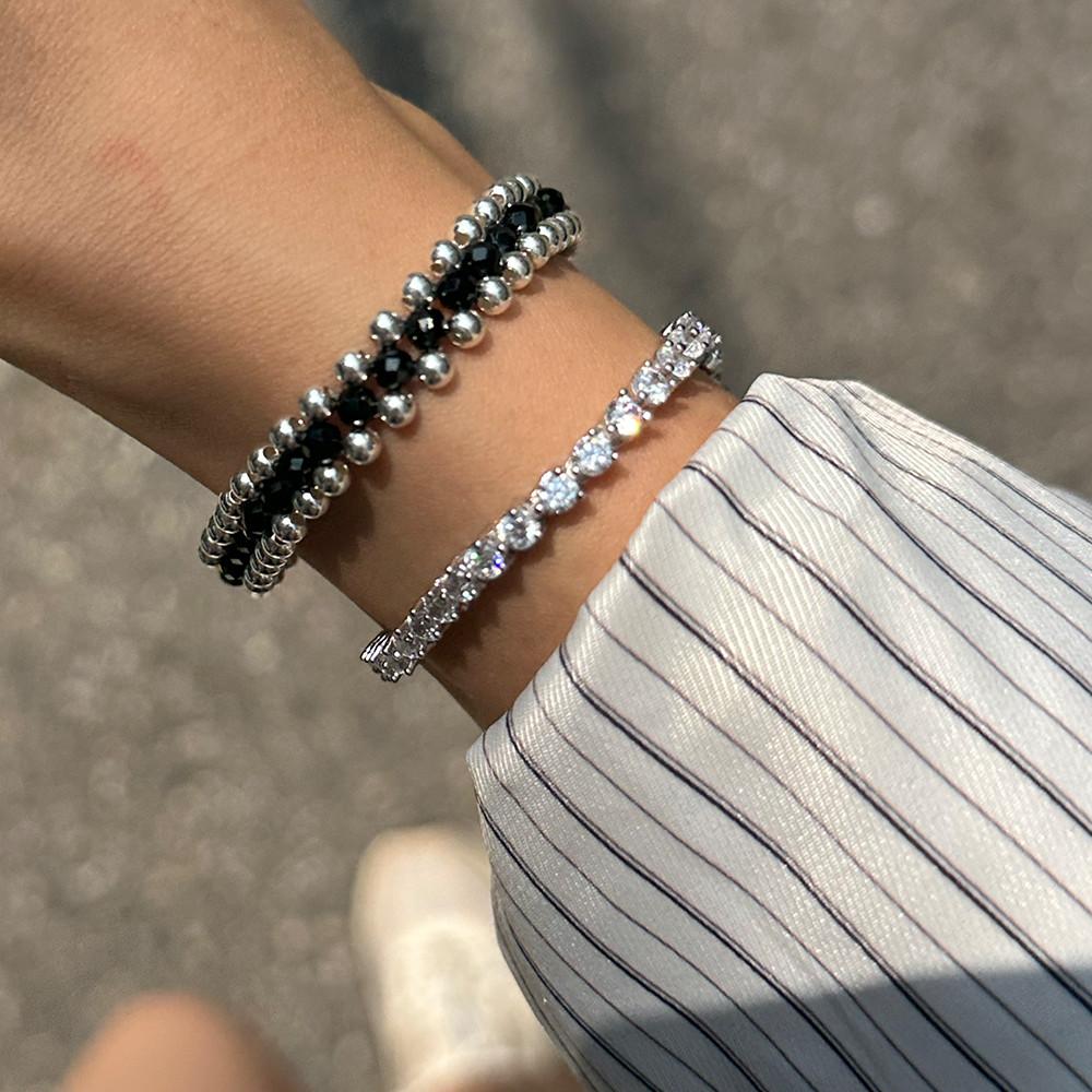 은볼 지르콘 노체 레이어드 팔찌