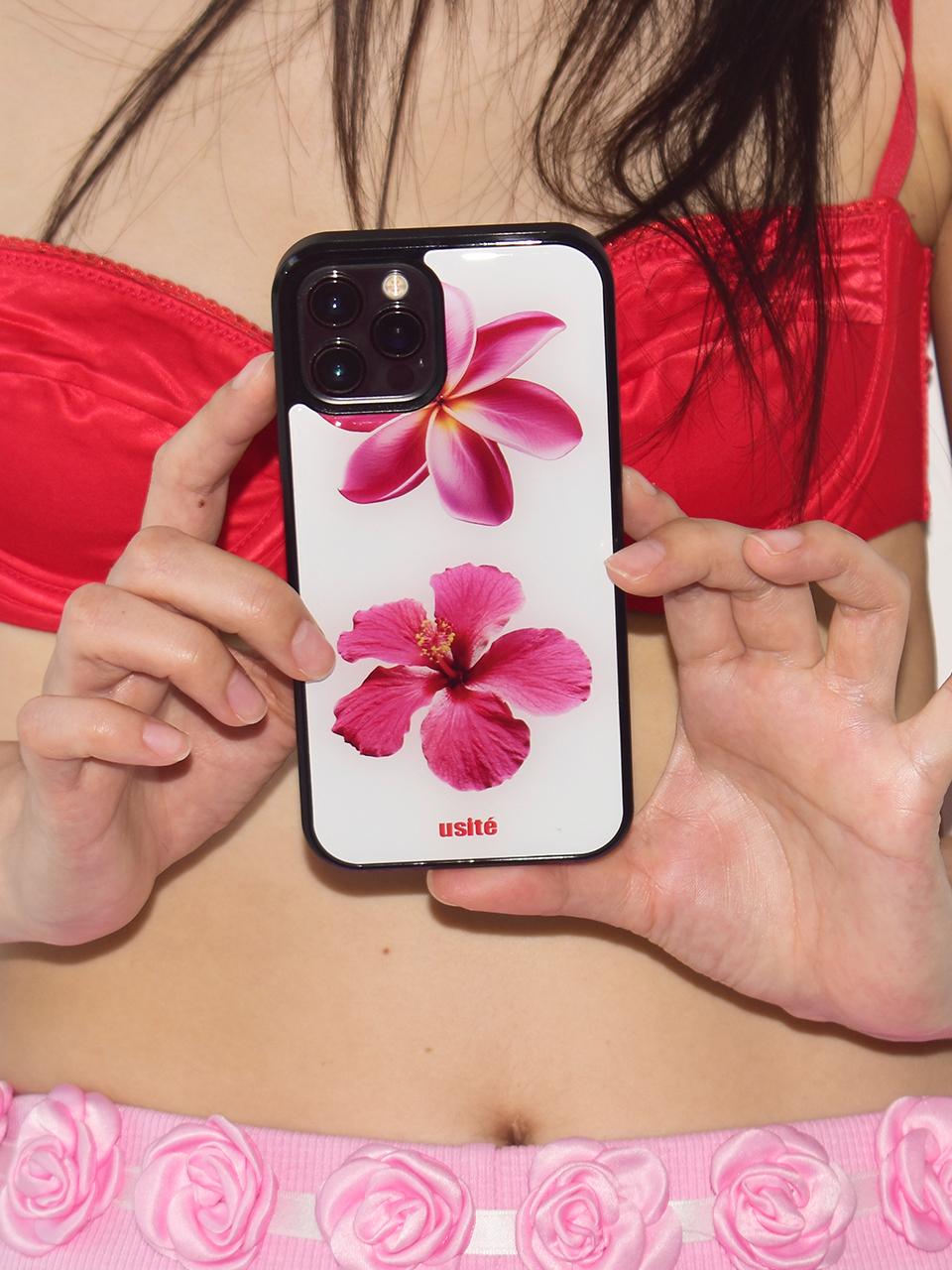 PLUMERIA CASE for iPhone (PINK)