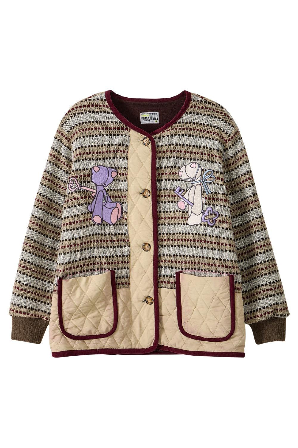 Knit Quilted Fleece Jumper  [예약 배송 12월04일 순차 발송]