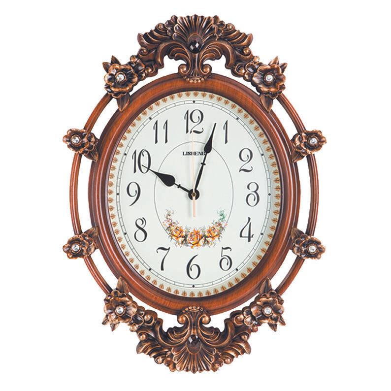 타원형 모양의 벽시계 B8113