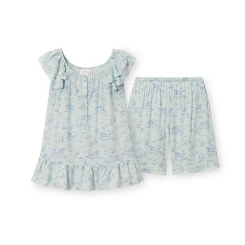 여성 F116 매직오션 슬리브리스 상하