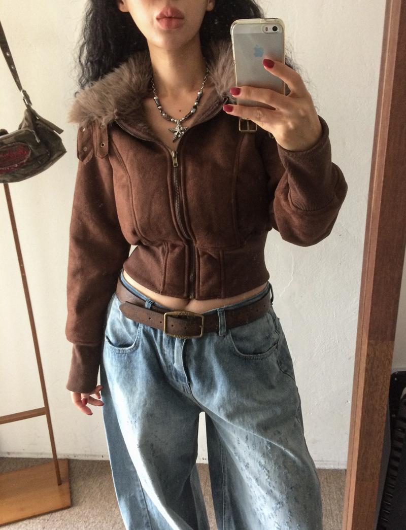 ❤️[5% 할인 이벤트]❤️ 리어 퍼 무스탕