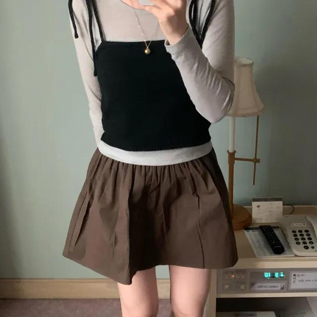 [1시 전 블랙바배/주문폭주]뽀용 리본 bustier