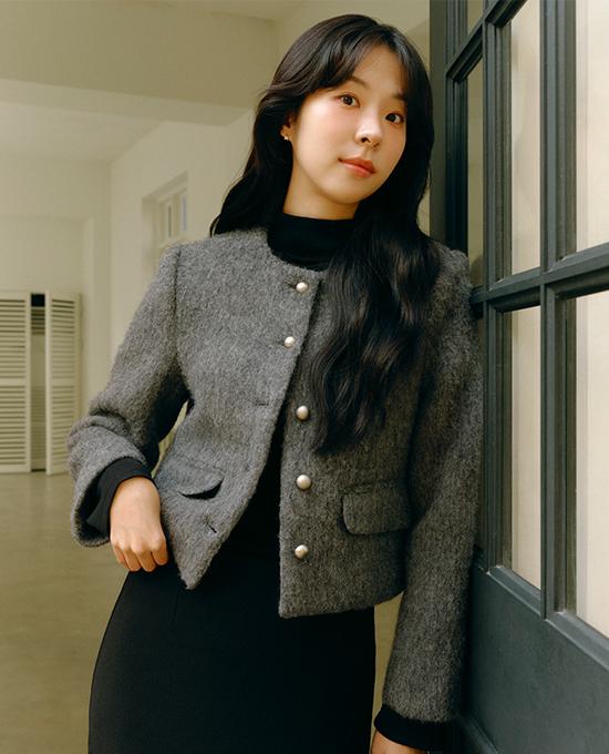 메리어라운드 [서은수PICK][+기모ver][데일리템][ofm] 실키 하프넥 (tee)