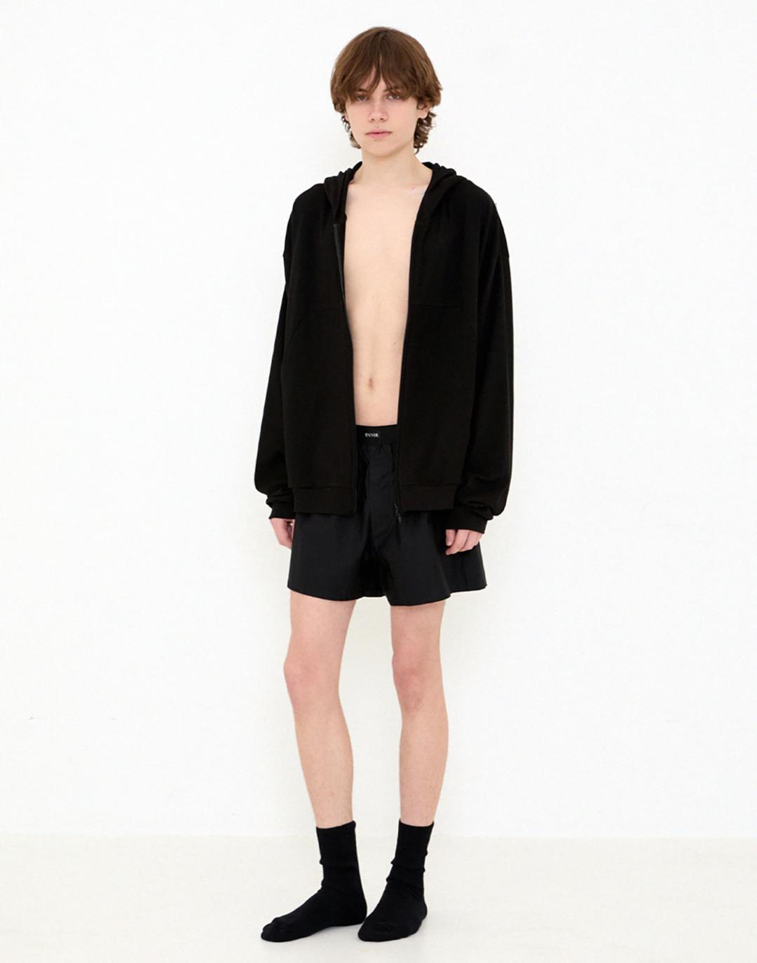 261 Lightweight Zip Hoodie (Black)