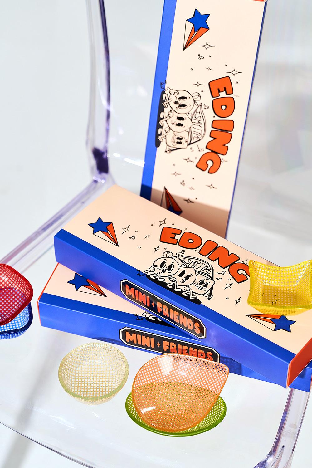 에딩 체키 미니프렌즈 소스볼 3P SET 선물패키지