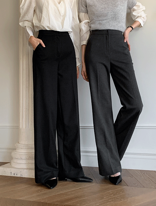 베니토 [말랑모찌🧀/5,000명이인정한원단/동양인체형맞춤핏/3천장돌파][made]  더블린 모찌 스트레이트 팬츠 (겨울/가을/간절기/신상/데일리/데일리룩/출근룩/데이트룩/모찌/쫀득/스트레이트팬츠/팬츠)