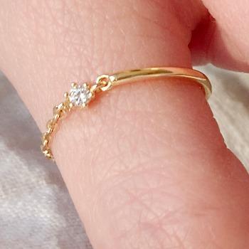 d228 Macrina chain ring (2color / Silver 925)