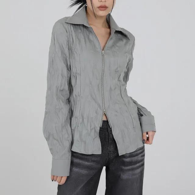 키앨브 투웨이 링클 블라우스 (4color)