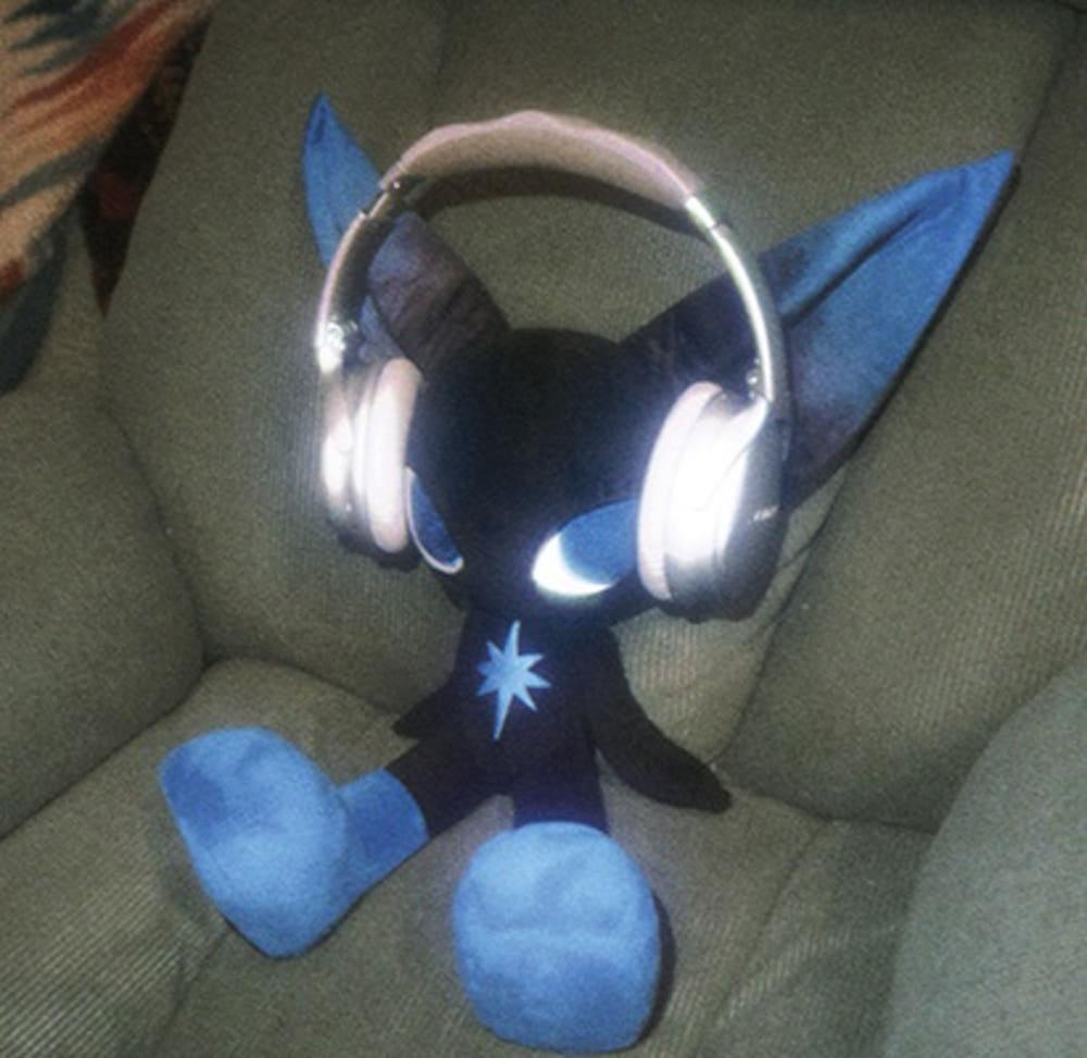 쏠띵즈 코지 블루 스포트라이트 고양이 쿠션