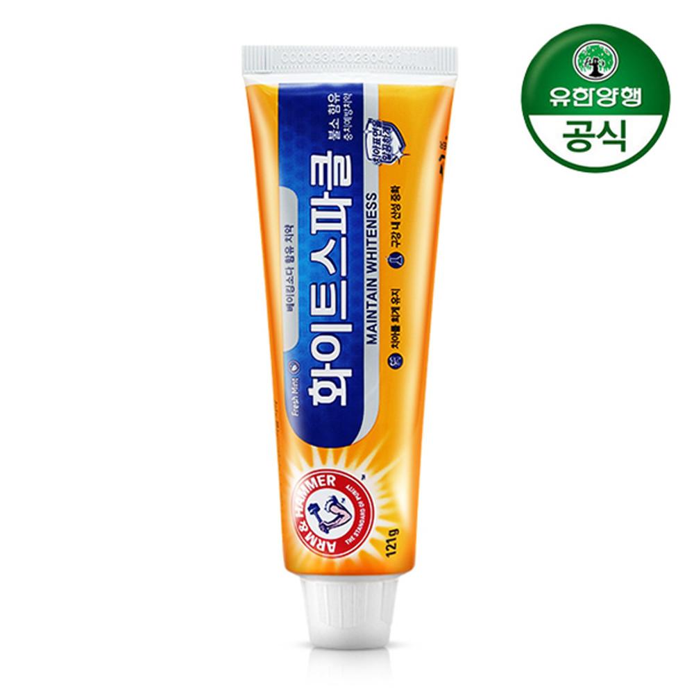 (유한양행) 암앤해머 덴탈케어 화이트스파클 치약 121g