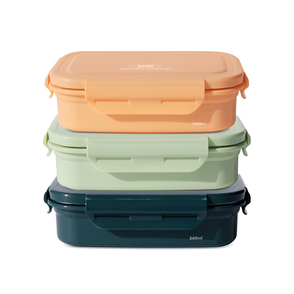 [재입고] 스텐 도시락용기 지켜텐 560ml 칸막이 SET