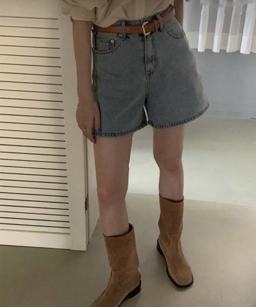 pyt 프영띵 에이라인 하프데님 (s/m) 프영띵 프리티영띵