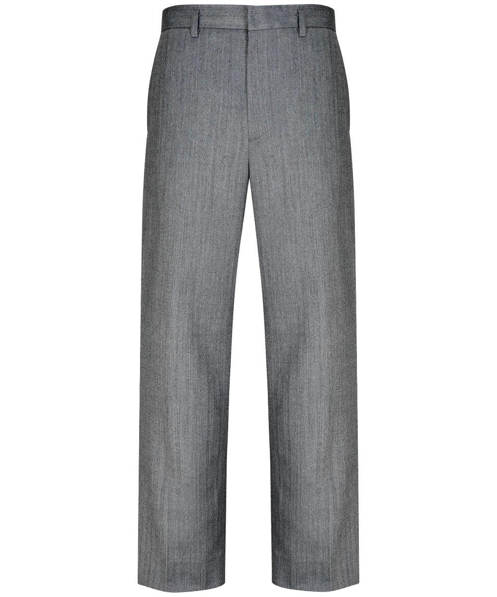HERRINGBONE WOOL TROUSERS