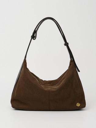 Suede Daily Hobo Bag _Royal Brown