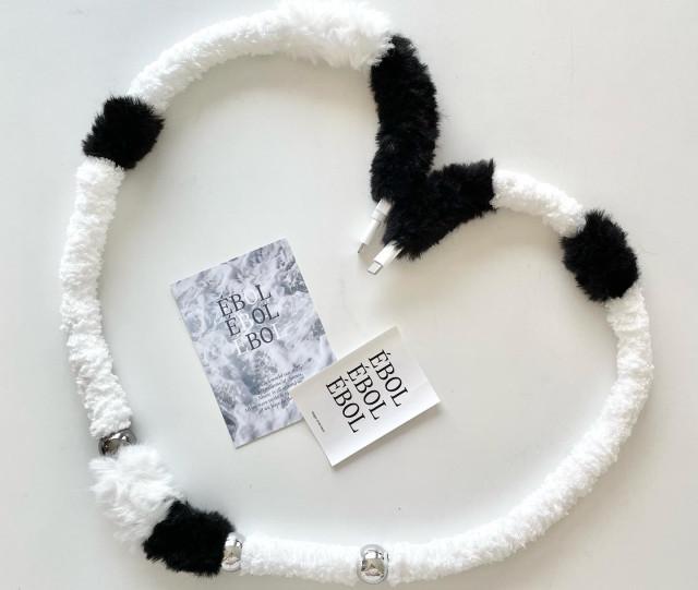 [ebol] 오브제케이블 love (B&W)