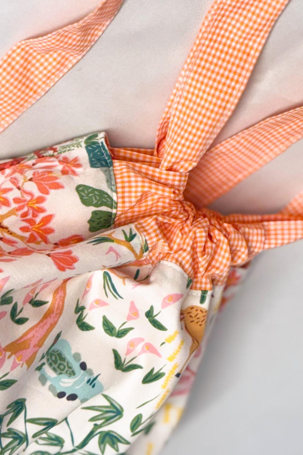 십장생 [아이보리] 양면 복조리 배낭