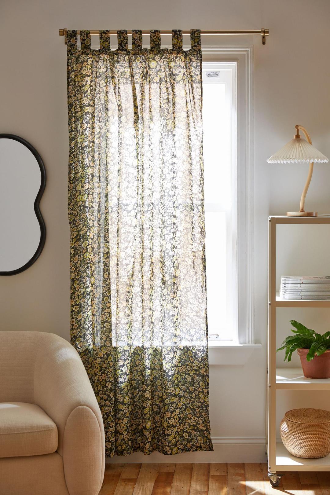 Abigail Floral Window Panel