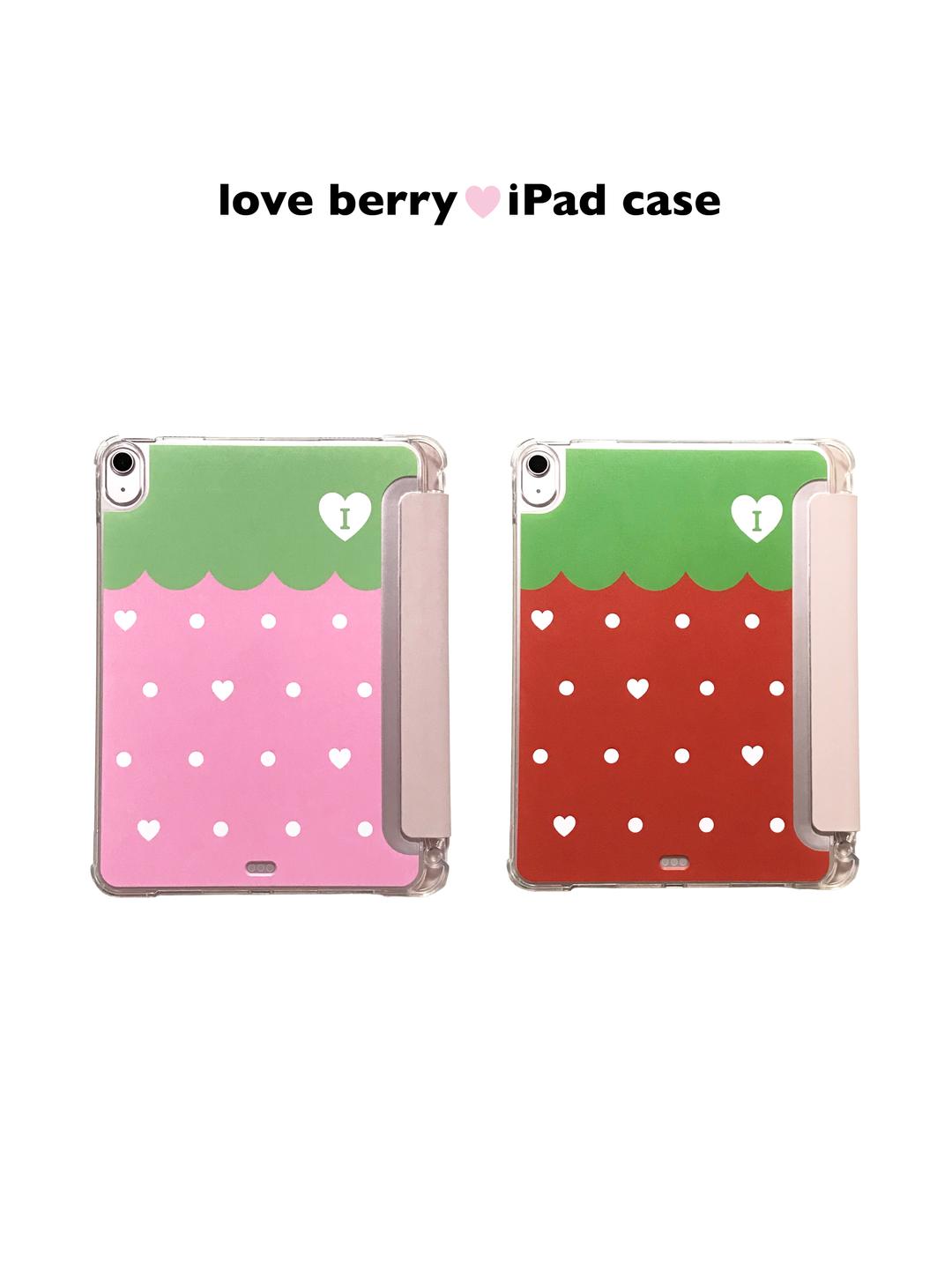 love berry iPad case | 러브 베리 아이패드 케이스