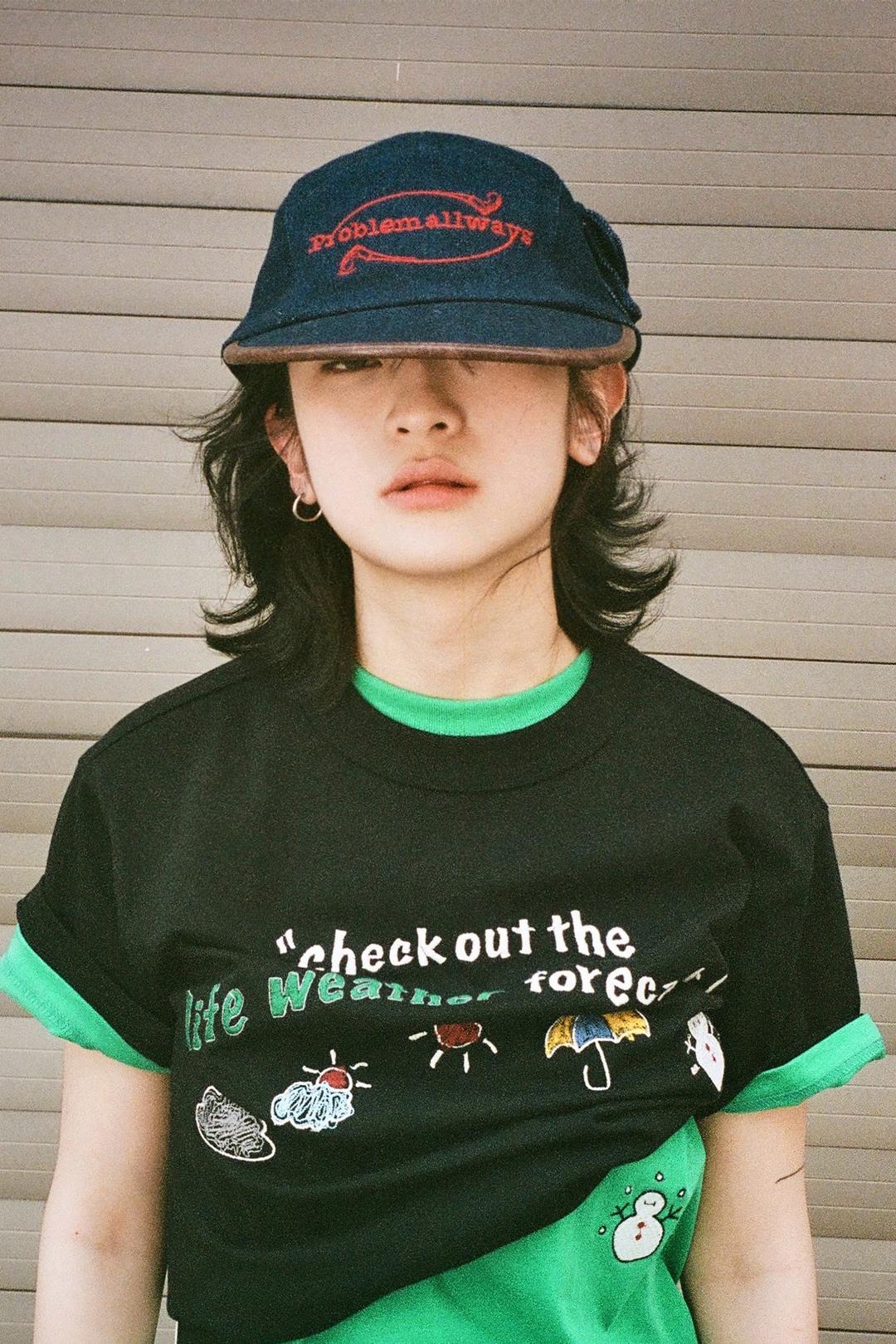 LOGO DENIM POCKET CAMP CAP (BLUE)