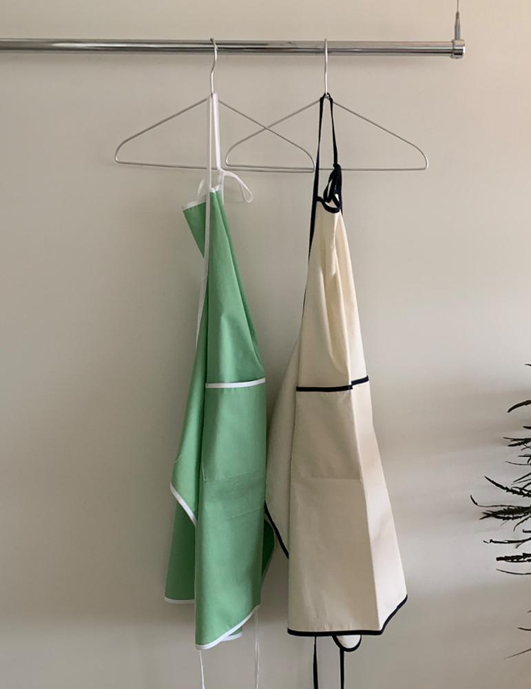 [리핏제작]라인 롱 앞치마 에이프런 신혼부부 집들이 선물 플로리스트 공방