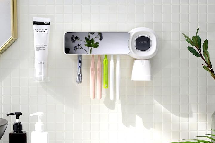 블랙큐브 UV+히팅건조 더블케어 칫솔살균기 블랙미러에디션 UTC-65UV