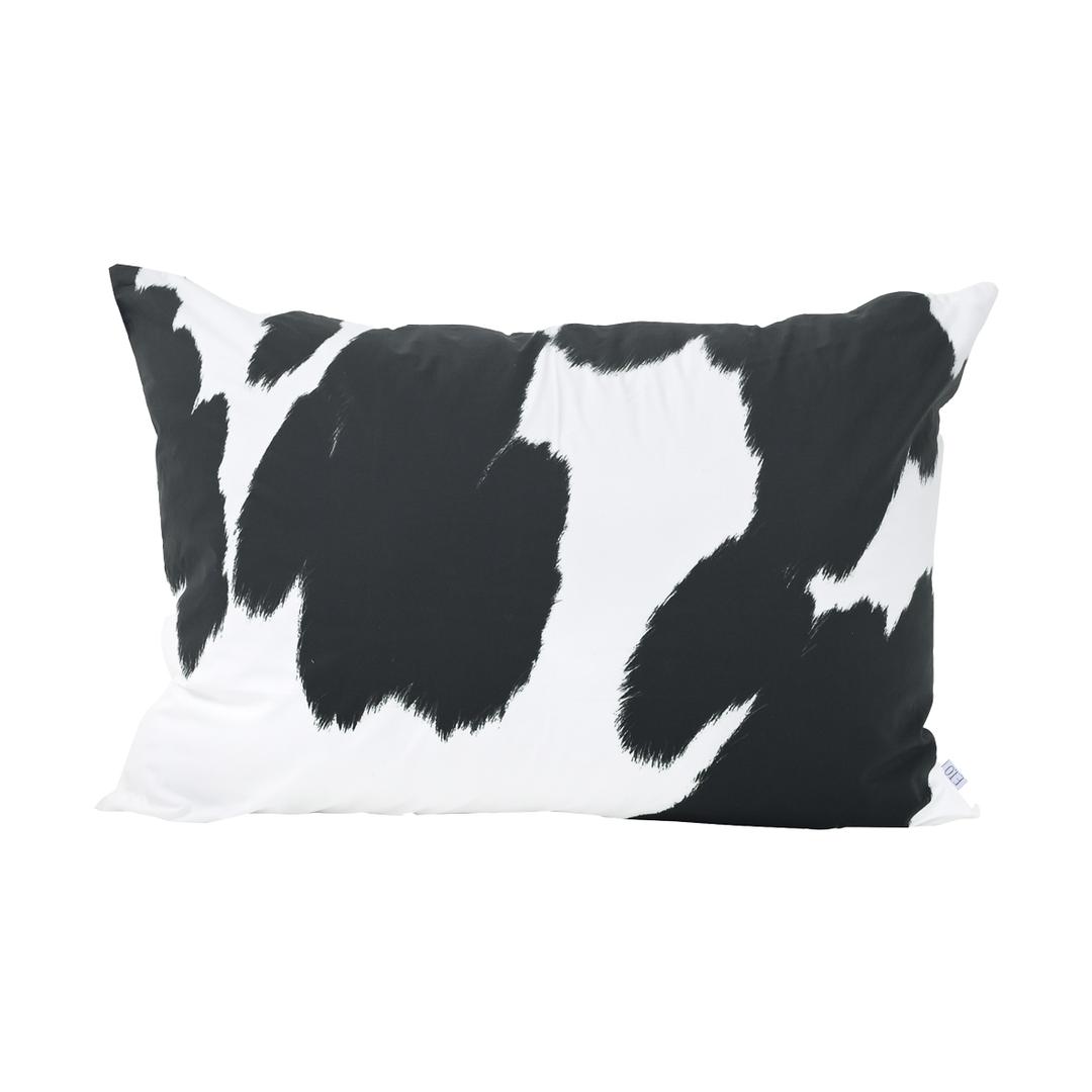 COW PILLOW COVER   ( BK / BR  )