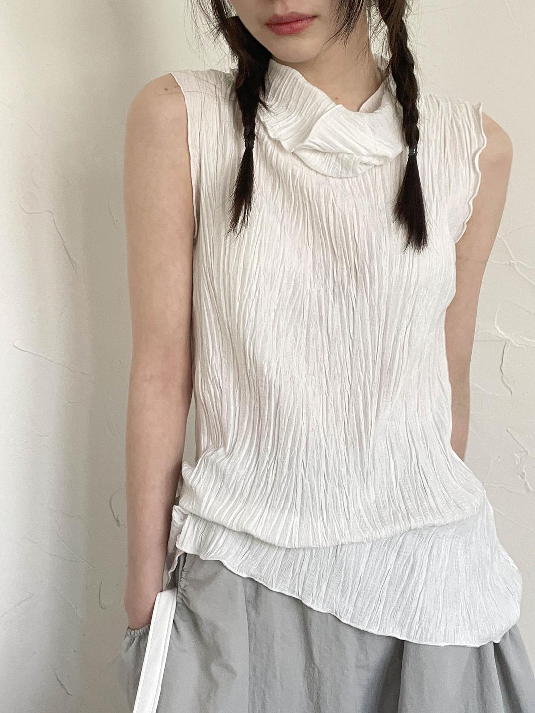 wave cool neck sleeveless