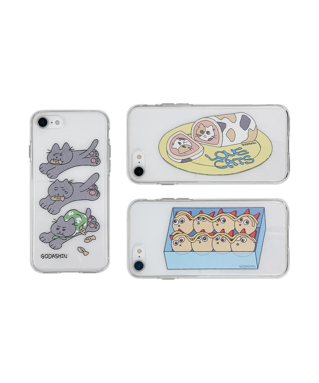 (투명 젤 하드) Dessert Case