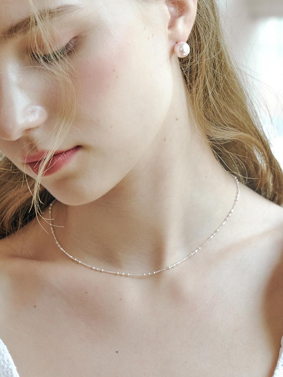 [에스파 카리나 착용] lullaby simple necklace