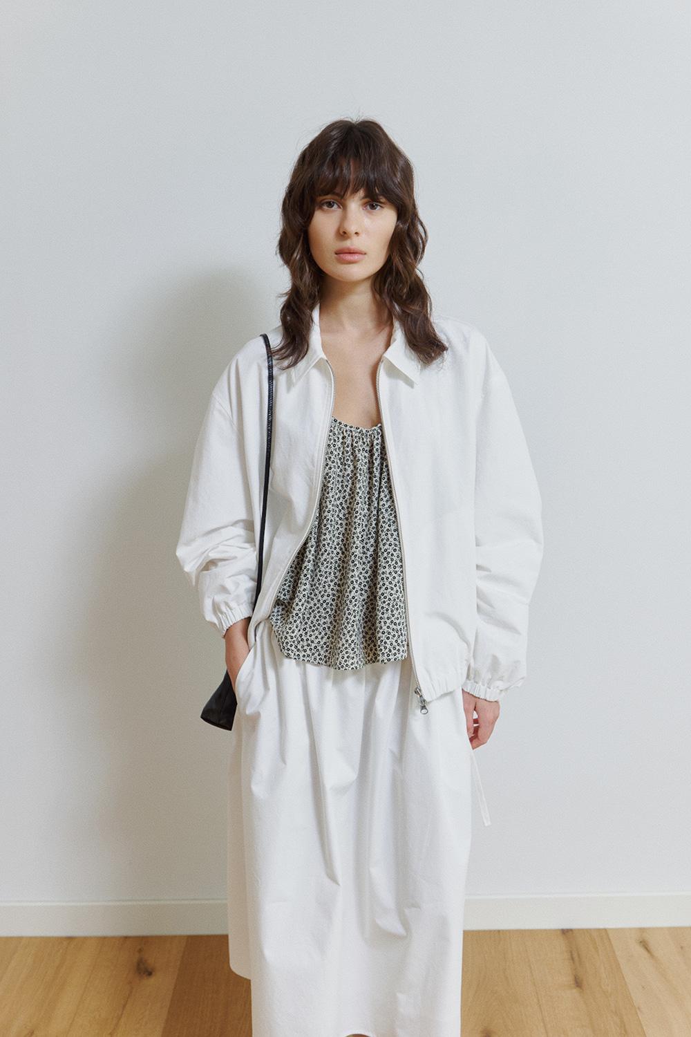 Faro Cotton Blouson in White