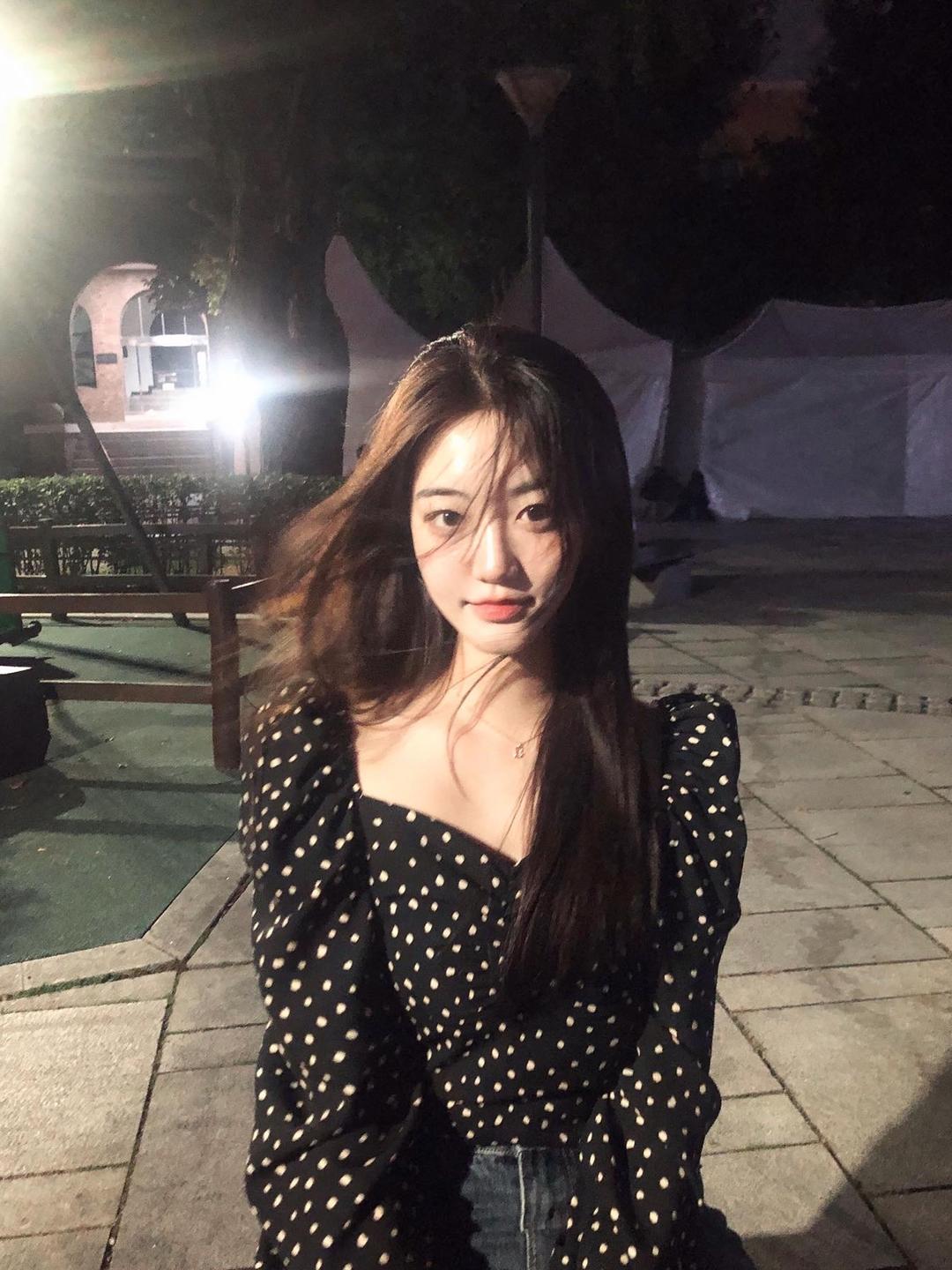lovely dot blouse_black