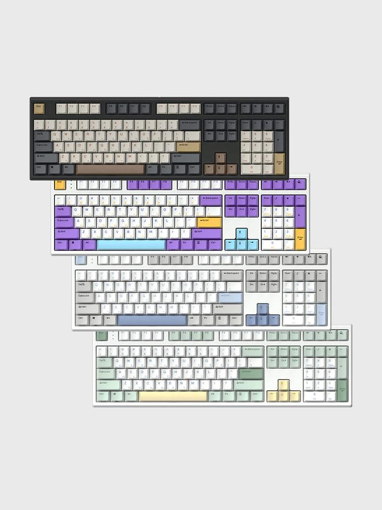 GK787SE OfficeMaster 8K 저소음 윤활 기계식 키보드 토독 (브라운슈가/넌클릭 / 사무용)