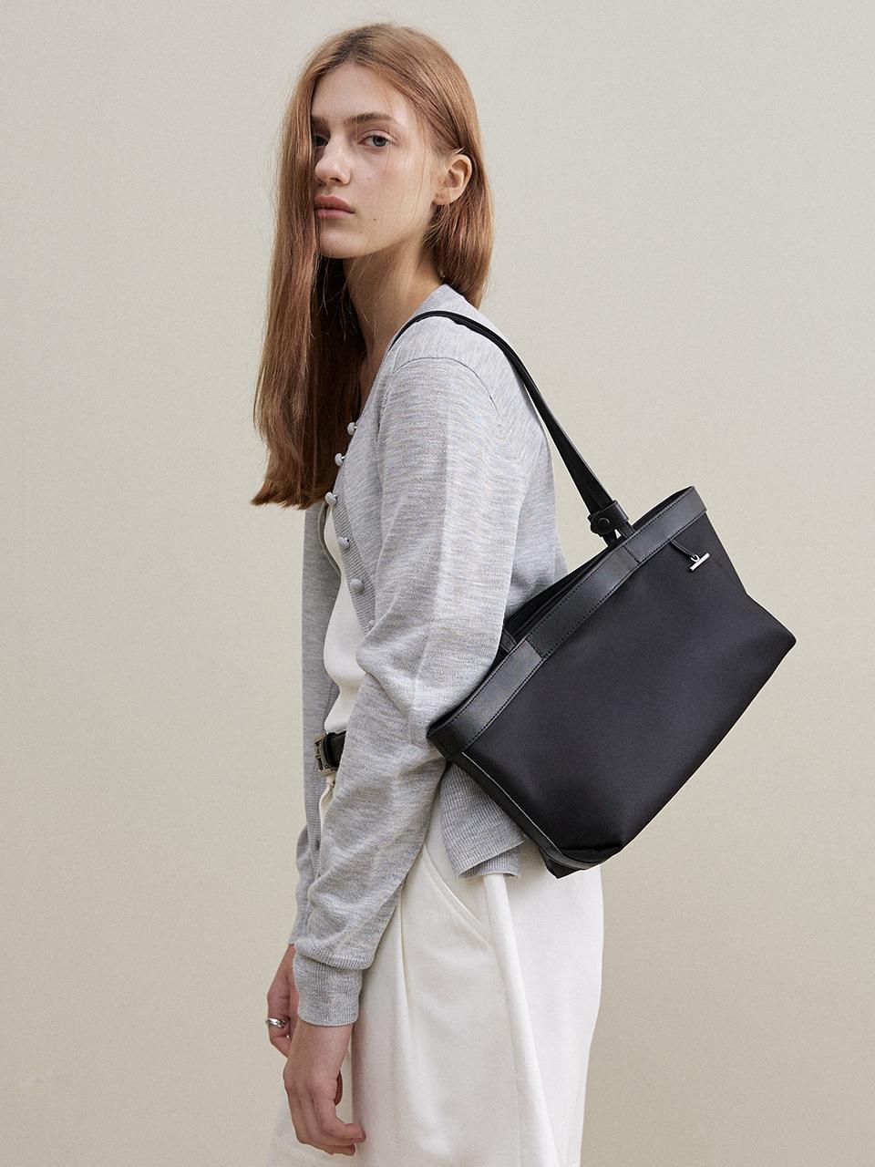 반트 나일론 숄더 스몰_BLACK