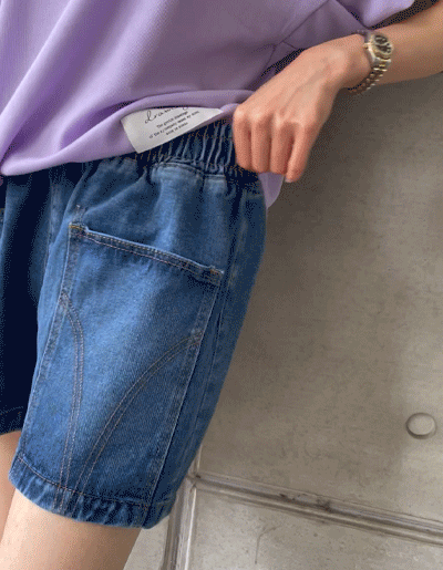 [ 4,000원 할인 ]  빅포켓 청반 팬츠