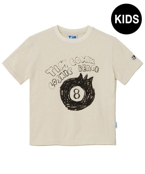 [KIDS] 8 BALL DOODLE KIDS SS LIGHT BEIGE