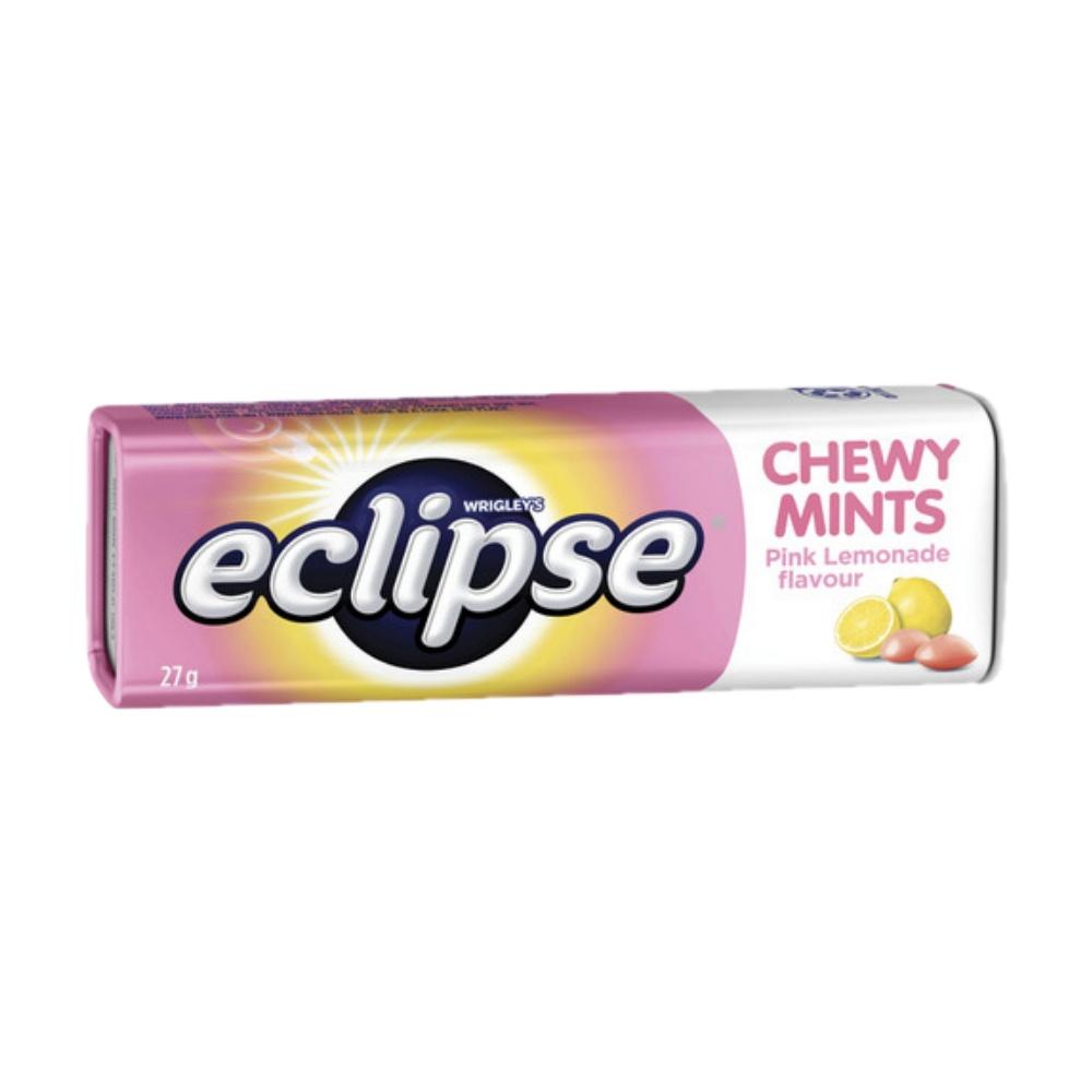 Wrigley's 이클립스 핑크 레몬에이드 츄잉 민트사탕 27g Eclipse Pink Lemonade Chewy Mints Tin