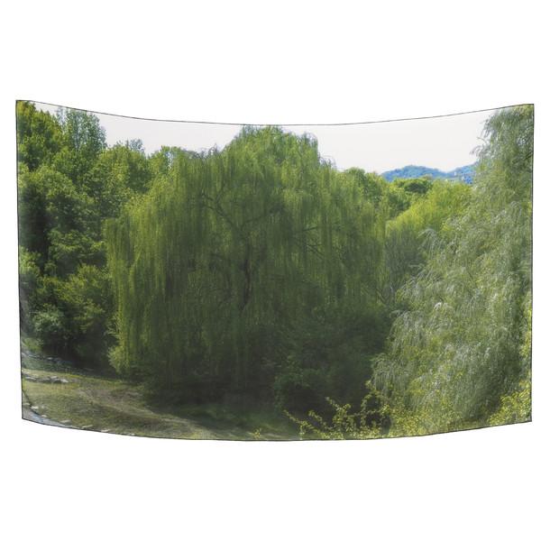 Willow scene fabric poster