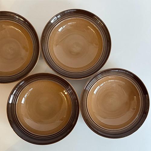 1970’s hoganas keramik stoneware plates bowl