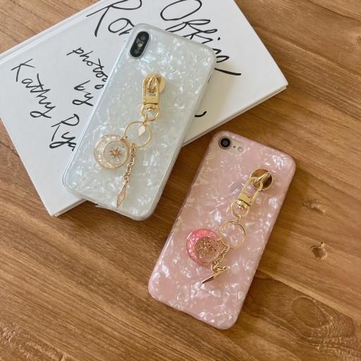 자개젤리케이스+달캐쳐키링 갤럭시s23 S22 아이폰