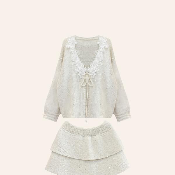 당일출고 | 레이디 메리 코버 울 셋업 Lady Marry Cover Wool Set Up