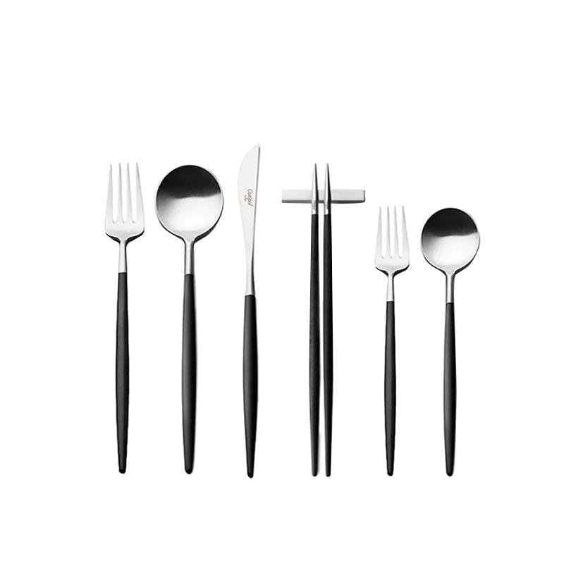 고아 블랙 커트러리세트 (택1)