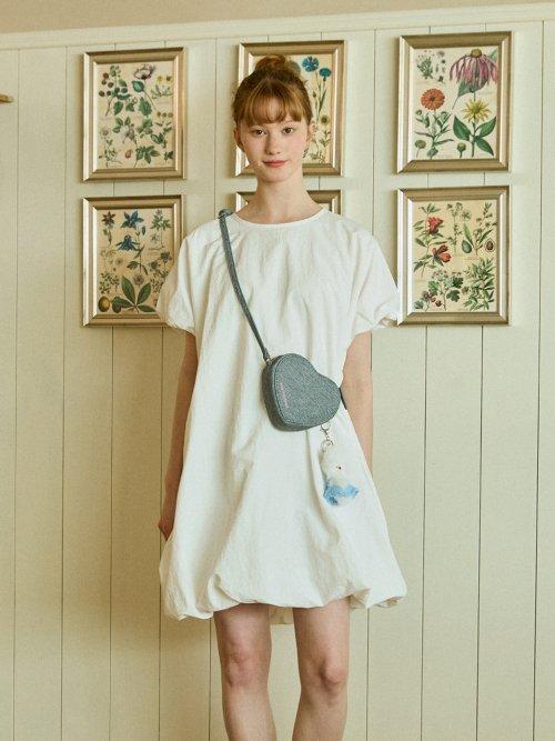 PETITE DENIM HEART BAG_INDIGO