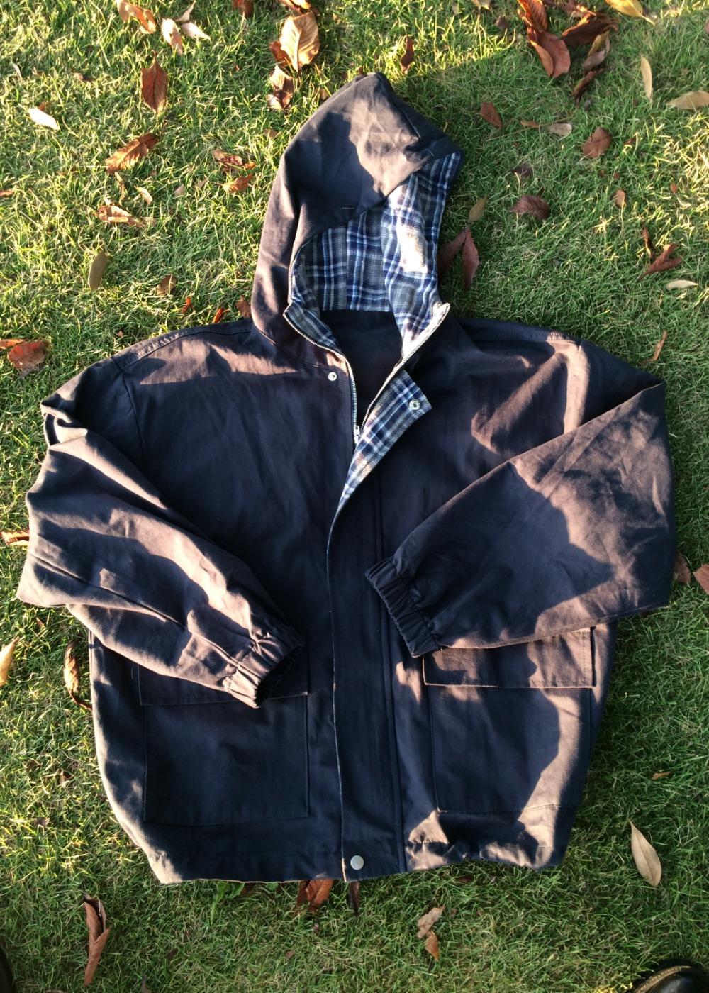 [IN TOKYO] Check-Pattern Hooded Jacket